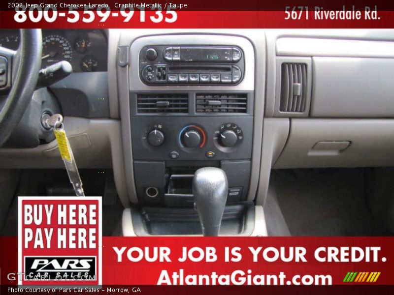 Graphite Metallic / Taupe 2002 Jeep Grand Cherokee Laredo