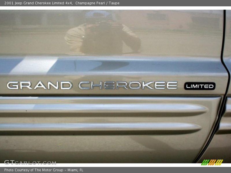 Champagne Pearl / Taupe 2001 Jeep Grand Cherokee Limited 4x4