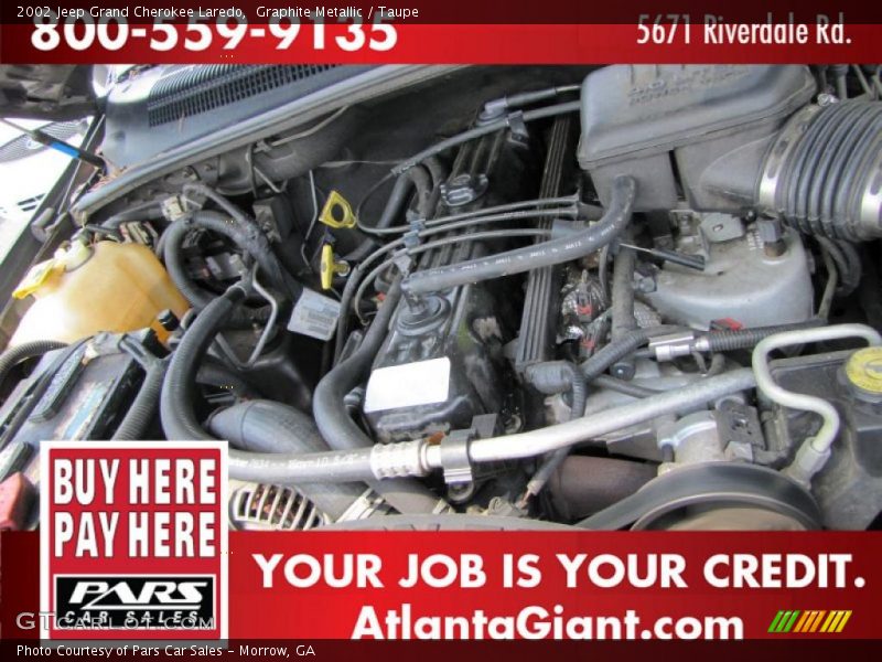 Graphite Metallic / Taupe 2002 Jeep Grand Cherokee Laredo