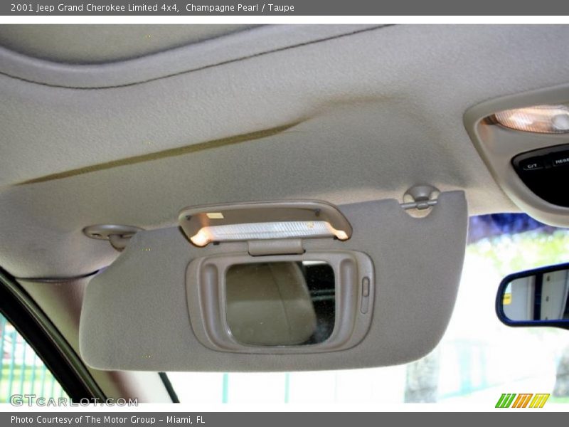 Champagne Pearl / Taupe 2001 Jeep Grand Cherokee Limited 4x4