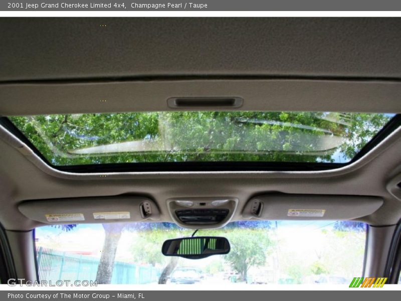 Champagne Pearl / Taupe 2001 Jeep Grand Cherokee Limited 4x4