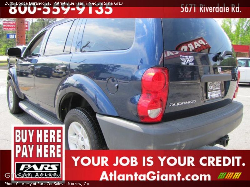 Patriot Blue Pearl / Medium Slate Gray 2005 Dodge Durango ST