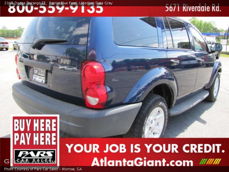 Patriot Blue Pearl / Medium Slate Gray 2005 Dodge Durango ST