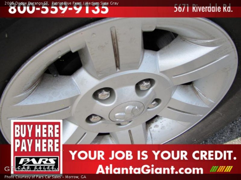 Patriot Blue Pearl / Medium Slate Gray 2005 Dodge Durango ST