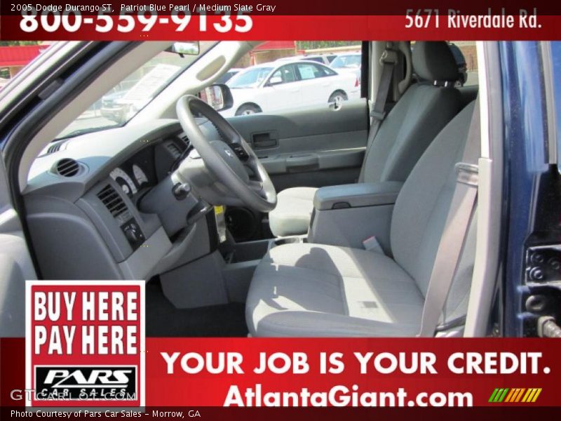 Patriot Blue Pearl / Medium Slate Gray 2005 Dodge Durango ST