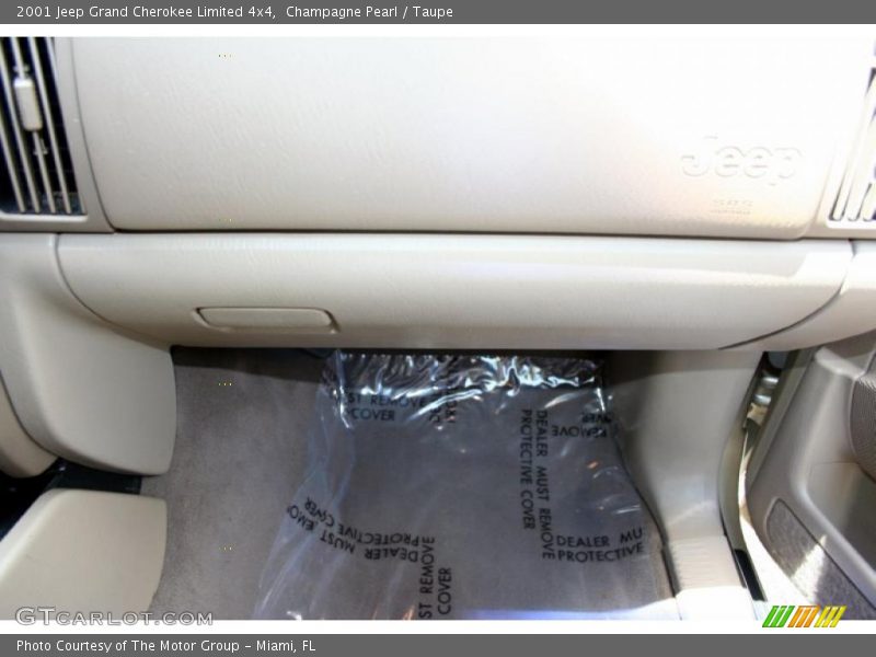 Champagne Pearl / Taupe 2001 Jeep Grand Cherokee Limited 4x4