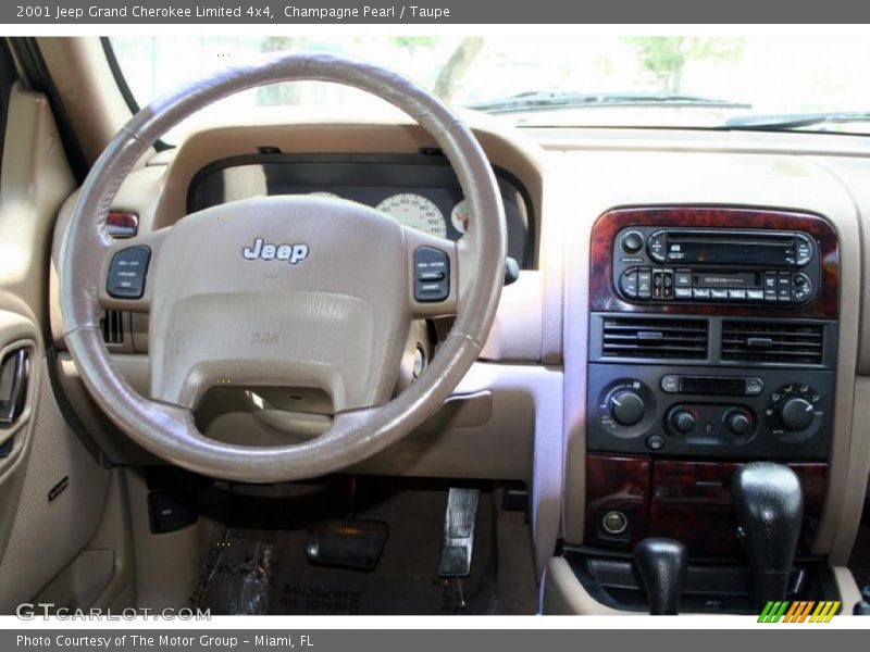 Champagne Pearl / Taupe 2001 Jeep Grand Cherokee Limited 4x4