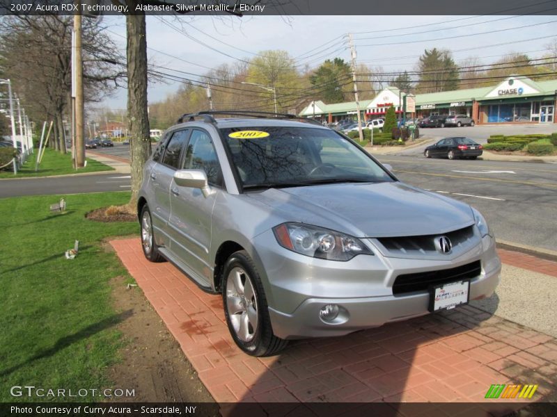Alabaster Silver Metallic / Ebony 2007 Acura RDX Technology