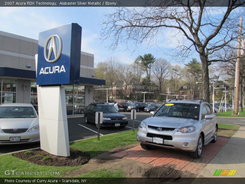 Alabaster Silver Metallic / Ebony 2007 Acura RDX Technology