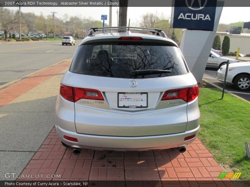 Alabaster Silver Metallic / Ebony 2007 Acura RDX Technology