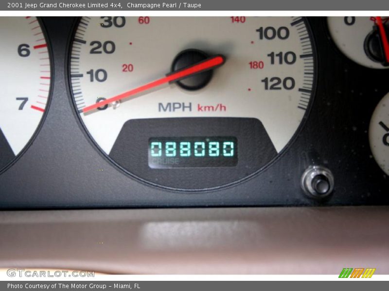 Champagne Pearl / Taupe 2001 Jeep Grand Cherokee Limited 4x4