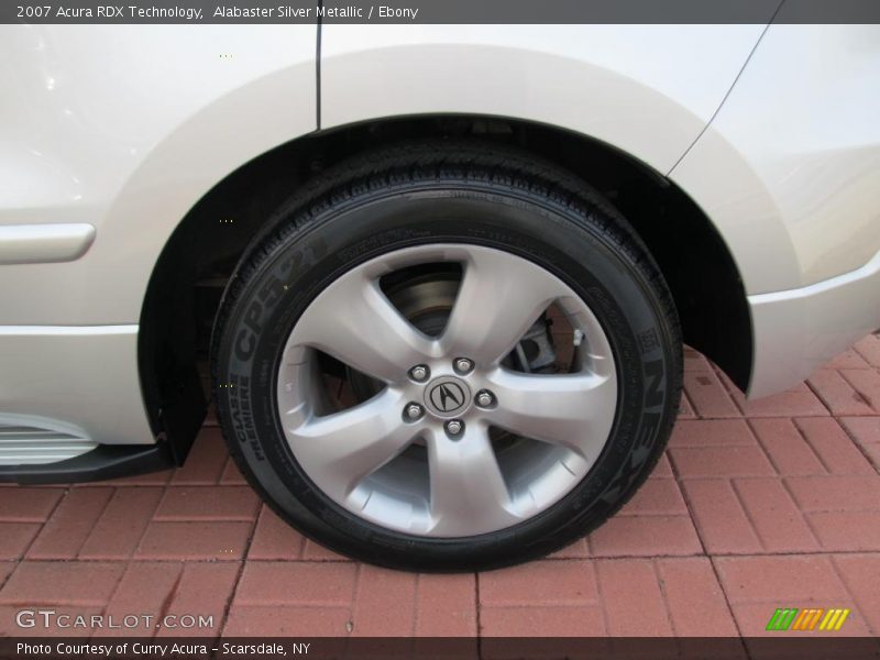 Alabaster Silver Metallic / Ebony 2007 Acura RDX Technology