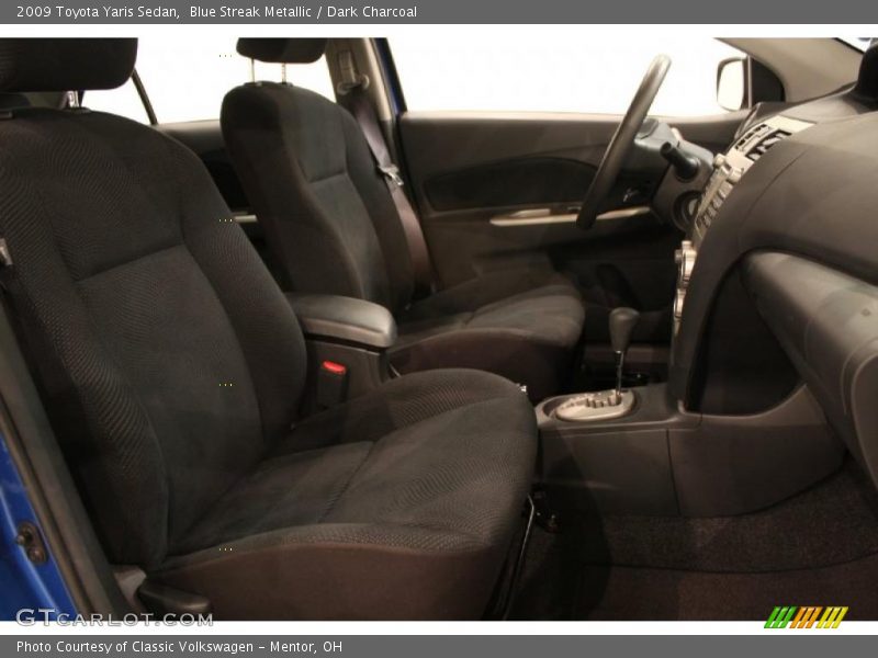 Blue Streak Metallic / Dark Charcoal 2009 Toyota Yaris Sedan
