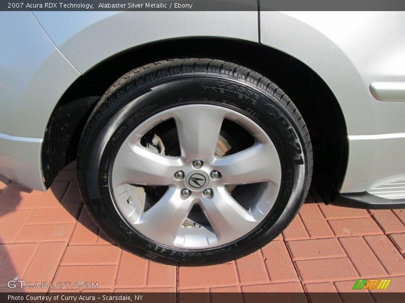 Alabaster Silver Metallic / Ebony 2007 Acura RDX Technology