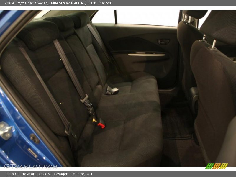 Blue Streak Metallic / Dark Charcoal 2009 Toyota Yaris Sedan