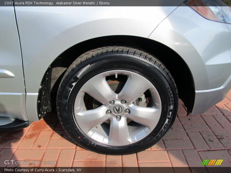 Alabaster Silver Metallic / Ebony 2007 Acura RDX Technology