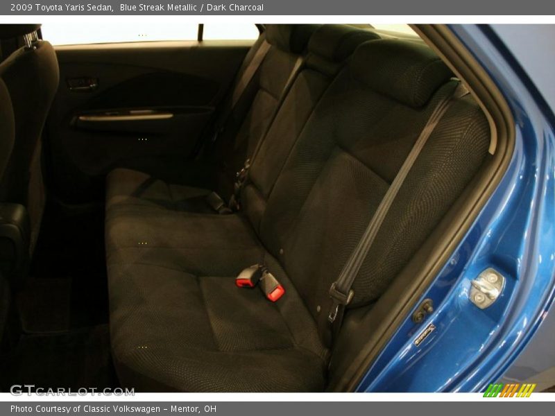Blue Streak Metallic / Dark Charcoal 2009 Toyota Yaris Sedan