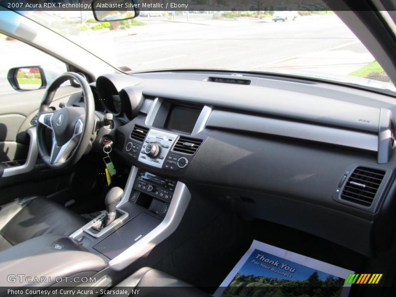 Alabaster Silver Metallic / Ebony 2007 Acura RDX Technology