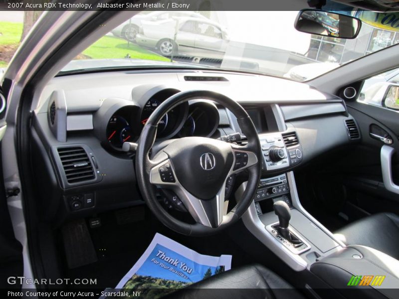 Alabaster Silver Metallic / Ebony 2007 Acura RDX Technology
