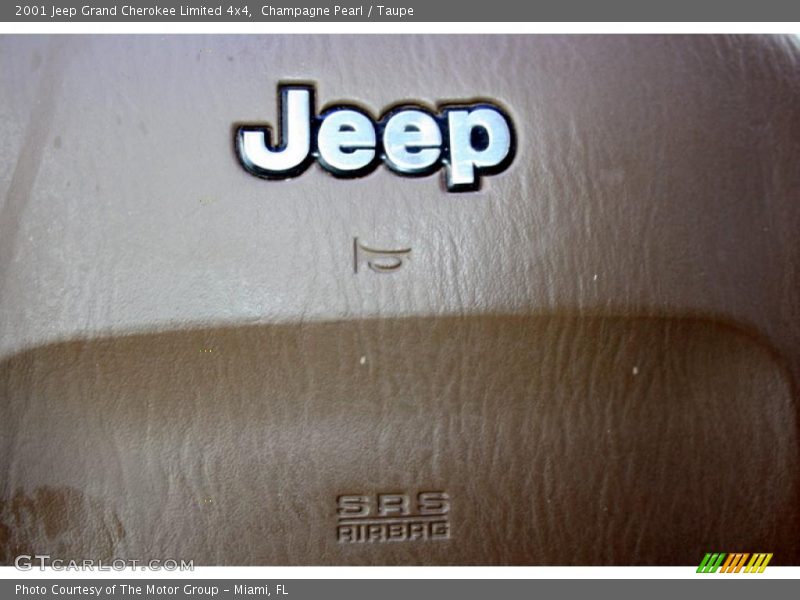 Champagne Pearl / Taupe 2001 Jeep Grand Cherokee Limited 4x4