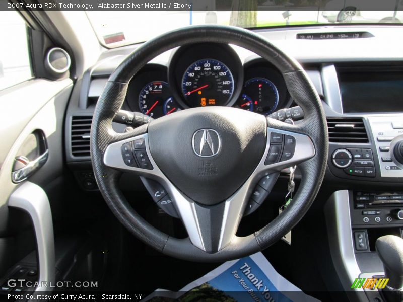 Alabaster Silver Metallic / Ebony 2007 Acura RDX Technology