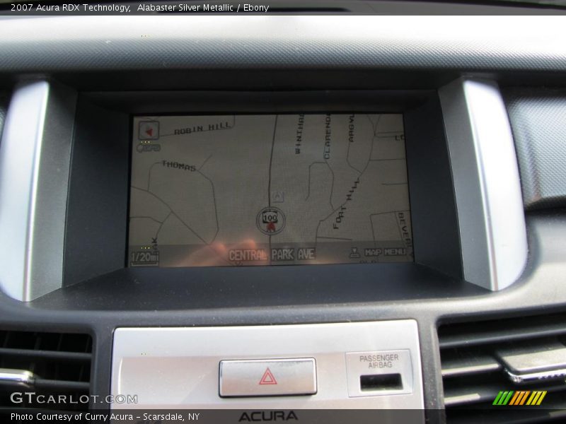 Alabaster Silver Metallic / Ebony 2007 Acura RDX Technology