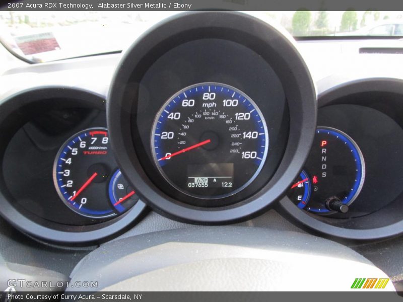 Alabaster Silver Metallic / Ebony 2007 Acura RDX Technology