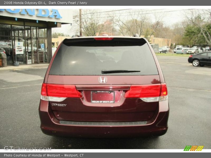 Dark Cherry Pearl / Ivory 2008 Honda Odyssey EX-L
