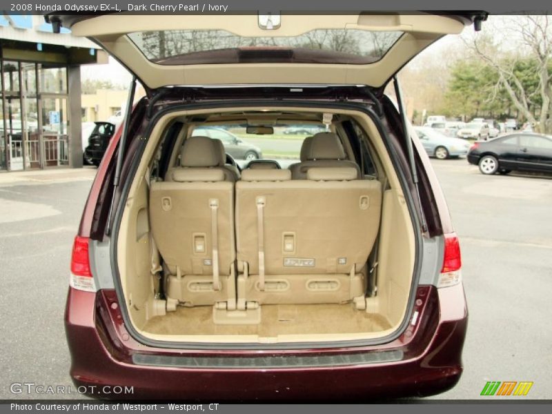 Dark Cherry Pearl / Ivory 2008 Honda Odyssey EX-L