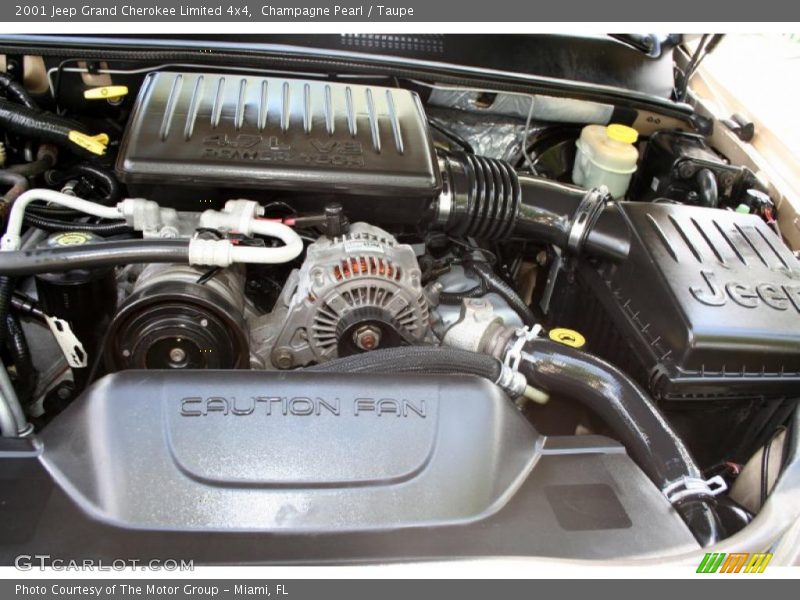 Champagne Pearl / Taupe 2001 Jeep Grand Cherokee Limited 4x4