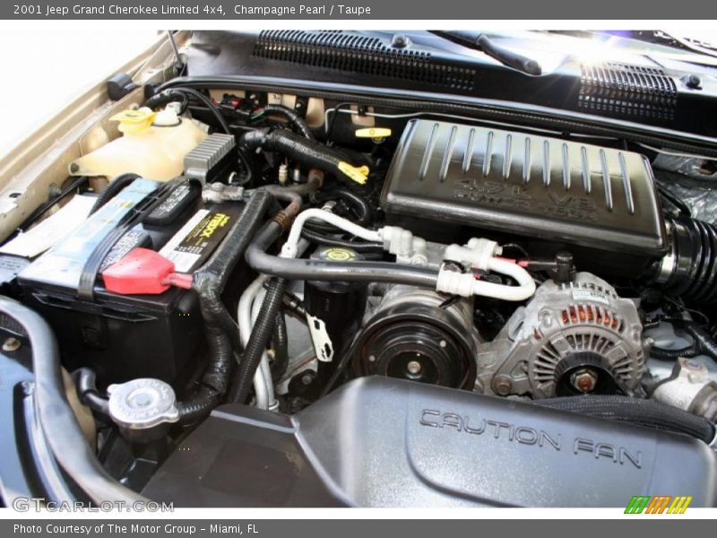 Champagne Pearl / Taupe 2001 Jeep Grand Cherokee Limited 4x4
