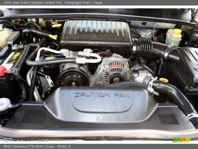 Champagne Pearl / Taupe 2001 Jeep Grand Cherokee Limited 4x4