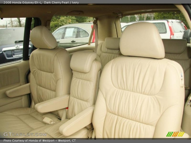 Dark Cherry Pearl / Ivory 2008 Honda Odyssey EX-L