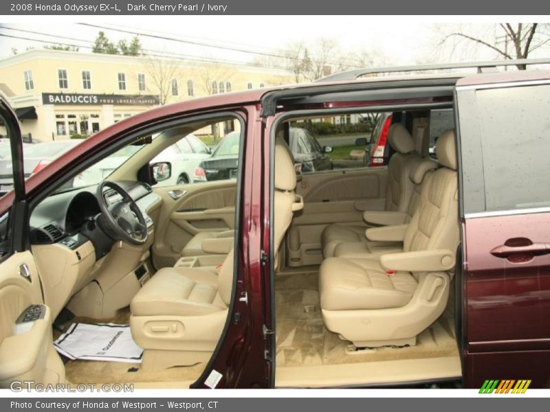 Dark Cherry Pearl / Ivory 2008 Honda Odyssey EX-L