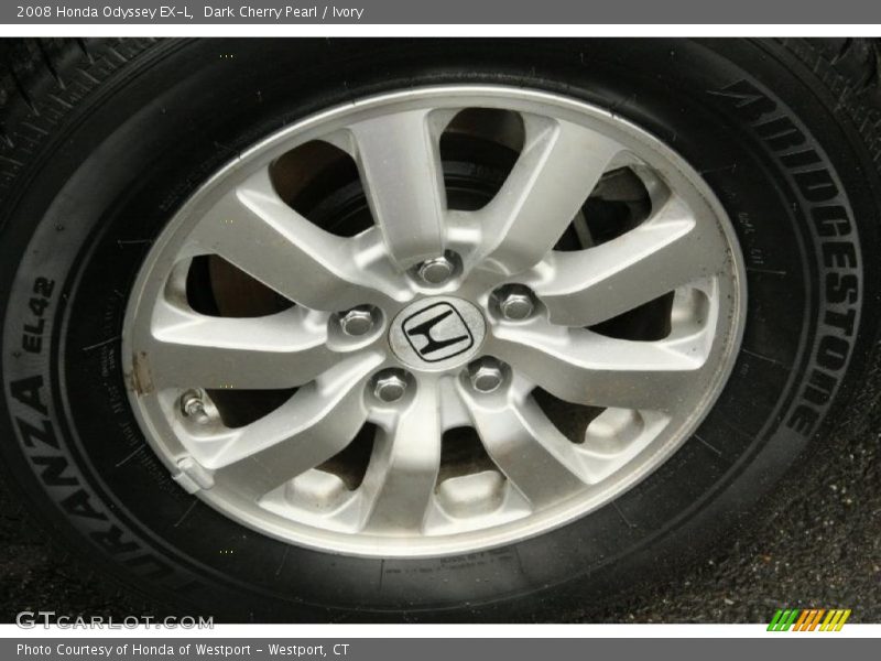 Dark Cherry Pearl / Ivory 2008 Honda Odyssey EX-L