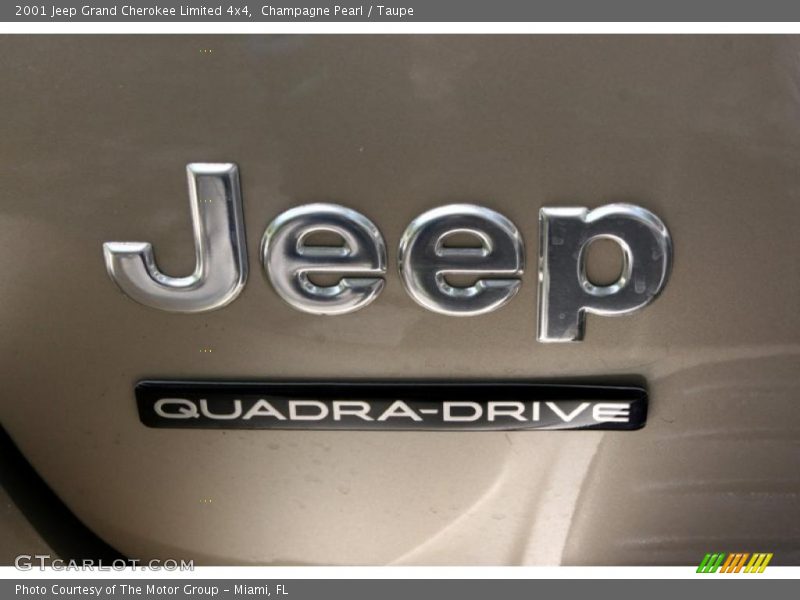 Champagne Pearl / Taupe 2001 Jeep Grand Cherokee Limited 4x4