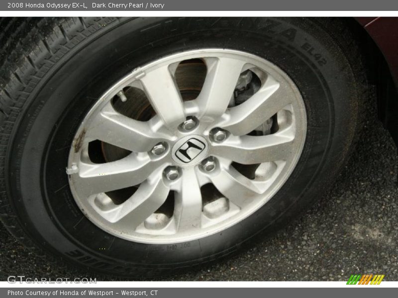 Dark Cherry Pearl / Ivory 2008 Honda Odyssey EX-L