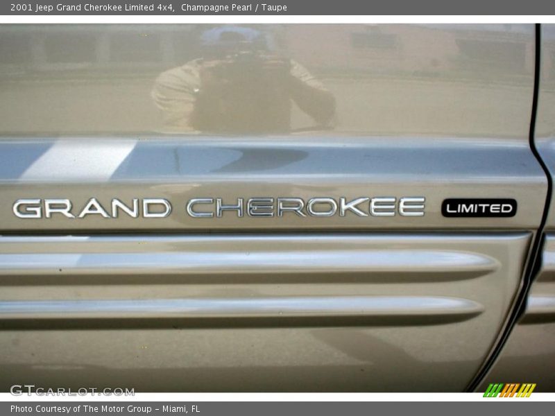 Champagne Pearl / Taupe 2001 Jeep Grand Cherokee Limited 4x4