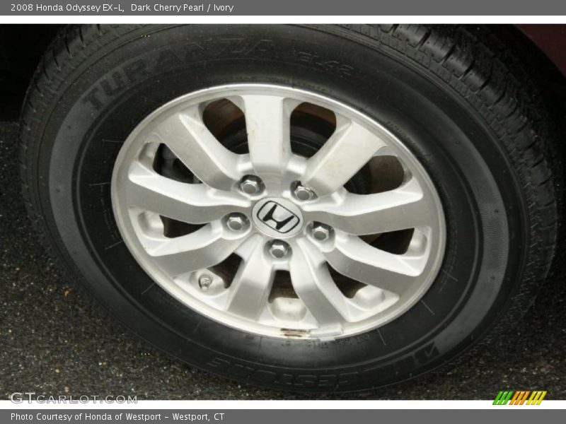 Dark Cherry Pearl / Ivory 2008 Honda Odyssey EX-L