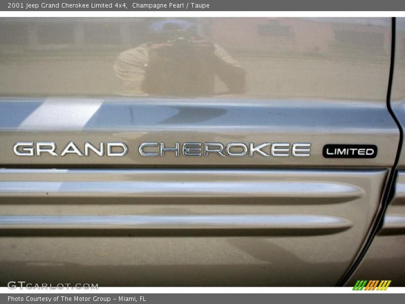 Champagne Pearl / Taupe 2001 Jeep Grand Cherokee Limited 4x4