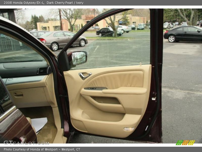 Dark Cherry Pearl / Ivory 2008 Honda Odyssey EX-L