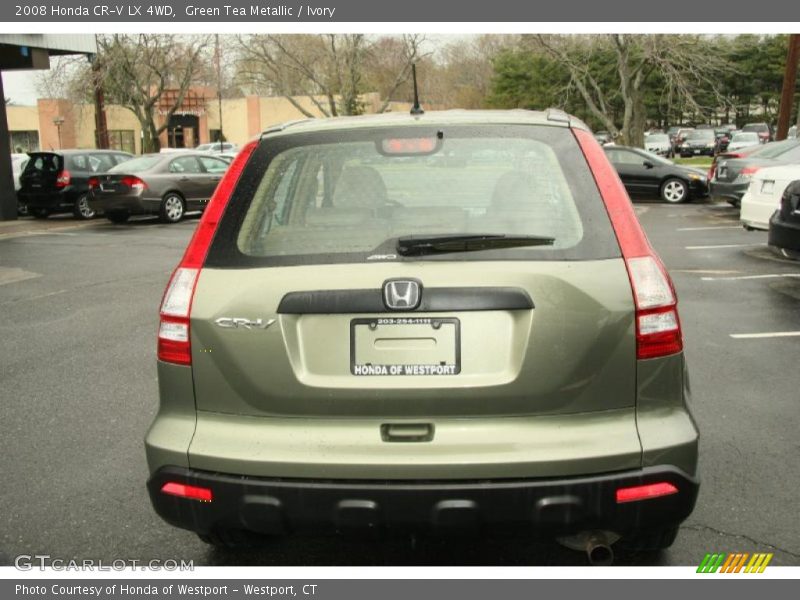 Green Tea Metallic / Ivory 2008 Honda CR-V LX 4WD