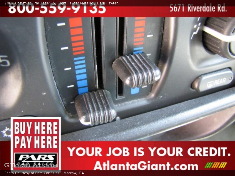 Light Pewter Metallic / Dark Pewter 2002 Chevrolet TrailBlazer LS