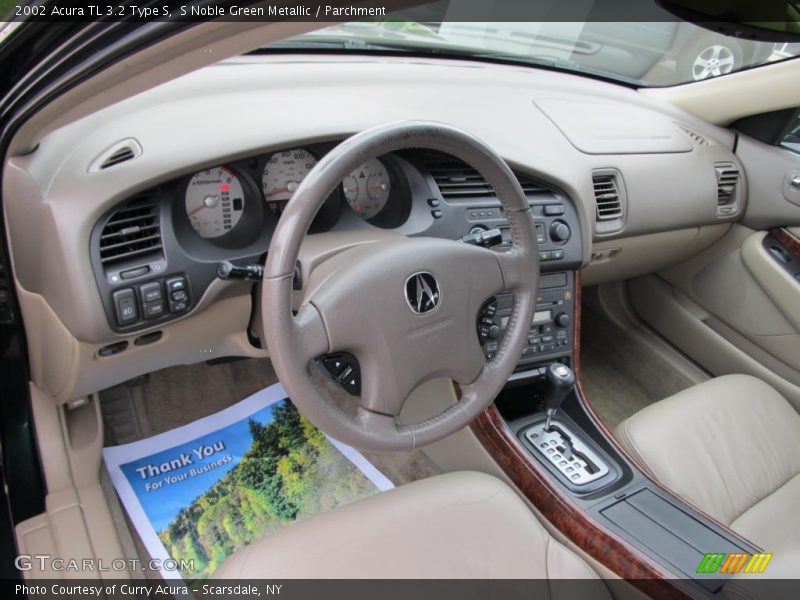 S Noble Green Metallic / Parchment 2002 Acura TL 3.2 Type S