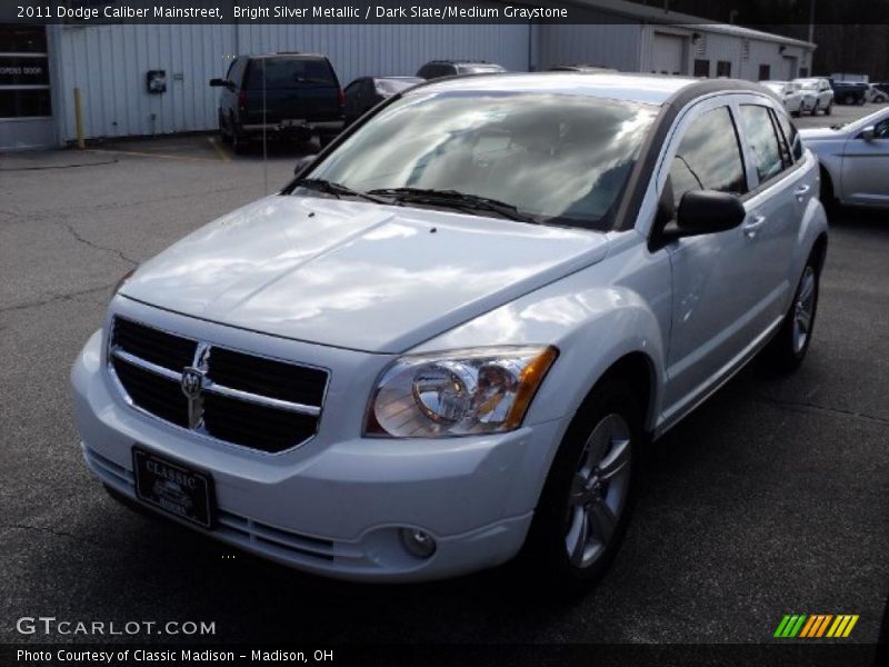 Bright Silver Metallic / Dark Slate/Medium Graystone 2011 Dodge Caliber Mainstreet