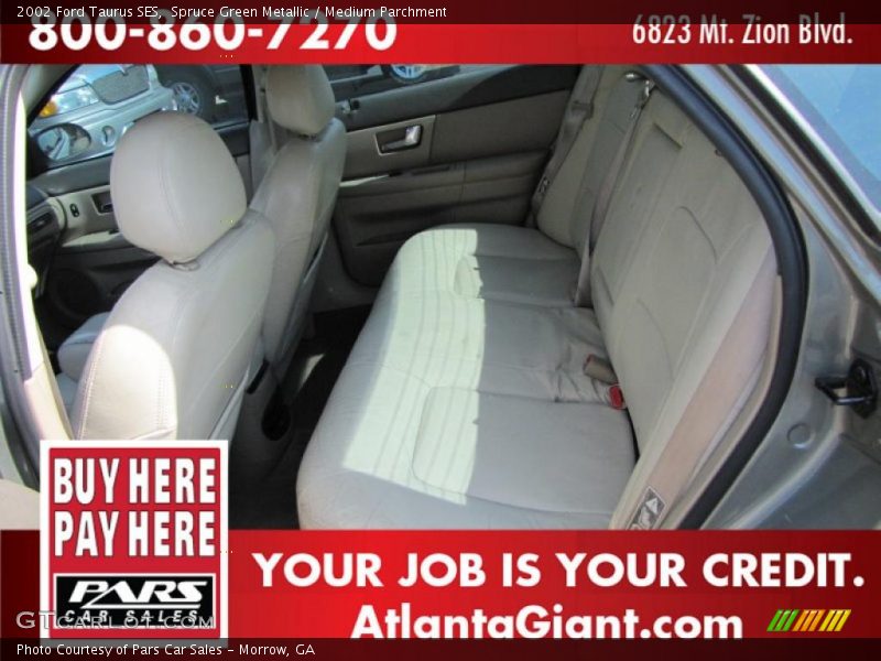 Spruce Green Metallic / Medium Parchment 2002 Ford Taurus SES