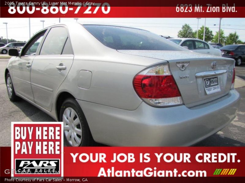 Lunar Mist Metallic / Gray 2005 Toyota Camry LE