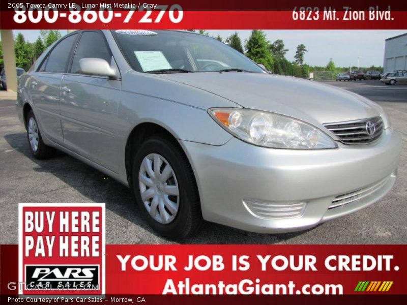 Lunar Mist Metallic / Gray 2005 Toyota Camry LE