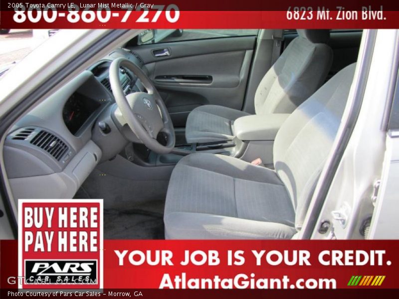 Lunar Mist Metallic / Gray 2005 Toyota Camry LE