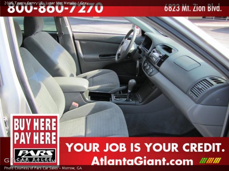 Lunar Mist Metallic / Gray 2005 Toyota Camry LE